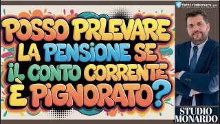 FattiRimborsarecom  Posso prelevare la pensione se il conto corrente è pignorato [upl. by Fredia]