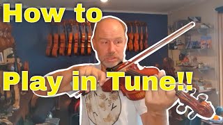 Play more in tune with these simple intonation exercises for violin [upl. by Ahsal692]