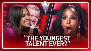 2yearold singing baby STEALS the show on The Voice  Journey 147 [upl. by Hteboj]