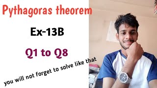 Pythagoras theorem class 9 icse Selina Ex13B chapter 13 Selina icse board isc math [upl. by Gabriella]