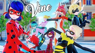 【MMDVINE】Miraculous Ladybug FunnyMeme Compilation 2【60fps】MOTIONS DOWNLOAD [upl. by Omle]