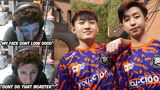 FNC Boaster Doing The Funniest PRX f0rsakeN amp Jinggg Impression [upl. by Melodee]