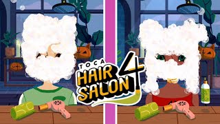 Play Toca Hair Salon 4  cut style color hair makeover  gameplay [upl. by Baecher]