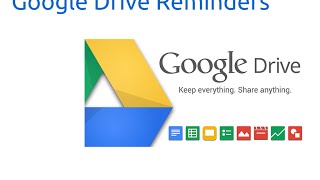 Add Reminders to Google Drive Files [upl. by Oaoj861]