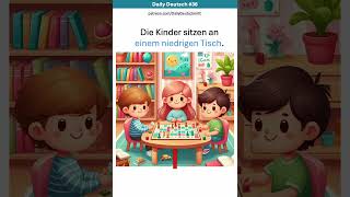 Online Deutschkurs36  einfach Deutsch lernen  die Kinder spielen [upl. by Haberman]