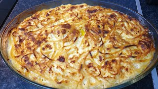 Pastice Tradicionale me Djathe  Pastitsio with Cheese and Eggs [upl. by Seamus101]