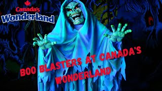 BOO BLASTERS AT CANADAS WONDERLAND SEPTEMBER 2021 [upl. by Rettke]