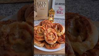 leckere Pizzaschnecken mit Thunfisch Mozarella Füllung Quarkteig einfache Rezepte Ramadan رمضان [upl. by Ttezzil]