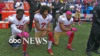 Colin Kaepernick Discusses National Anthem Protest [upl. by Ecinrev]