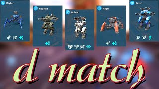 War Robots Rayker Rogatka Bulwark Raijin Raven Gameplay [upl. by Dranal]