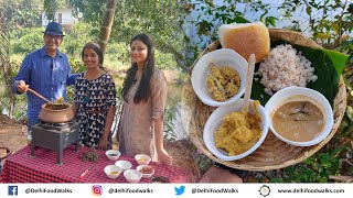 TRADITIONAL Gaud Saraswat BRAHMIN FOOD I Goan KHAJE I KHATKHATE Mix Veg Stew  MADGANE Dessert [upl. by Naujej]