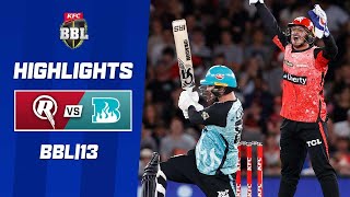 Melbourne Renegades v Brisbane Heat  BBL13 [upl. by Fillander720]