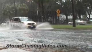 03122010 Sarasota FL Flooding in HD [upl. by Daraj983]