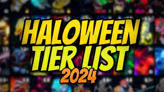 YBA NEW OFFICIAL YBA HALOWEEN SKIN TRADING TIER LIST OCTOBER 2024 [upl. by Adnoryt352]