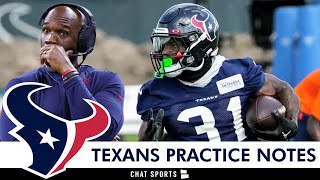 DeMeco Ryans Said WHAT About Dameon Pierce 👀 Houston Texans Practice Notes From August 21st [upl. by Roxana]