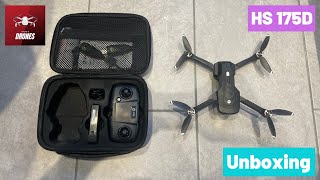 Holy Stone HS175D  unboxing  best beginner drones 2022 [upl. by Aicinad]