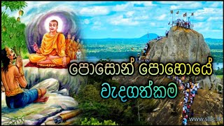 Poson Pohoya Wadagathkama  Poson Full Moon Poya Day  June Poya  Buddhism  පොසොන් පොහොය වැදගත්කම [upl. by Rrats]