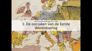 1 De oorzaken van de Eerste Wereldoorlog vmbo eindexamen  De Eerste Wereldoorlog 19141918 [upl. by Mala]