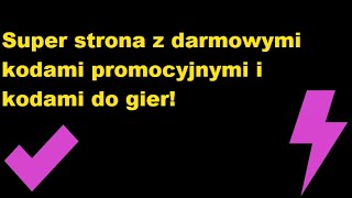 Super strona z darmowymi kodami promocyjnymi i kodami do gier [upl. by Schrick]