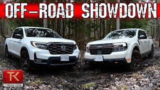 Ford Maverick Tremor vs Honda Ridgeline Trailsport  HeadtoHead in Thick Mud InDepth Comparison [upl. by Petty]