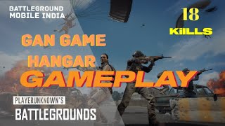 Game play  Gan Game  Hangar  BGMI [upl. by Arratal49]