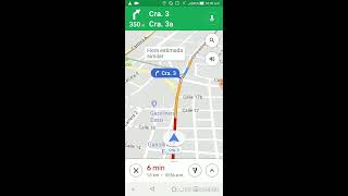 Como seguir una Ruta en google Maps  GPS  Android facil [upl. by Zetra]