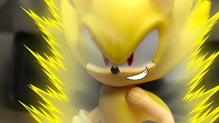 Sonic Jakks Pacific Articulated Figures Wave 3 Super Sonic Stop Motion [upl. by Kat]