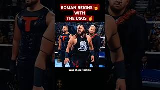 ROMAN REIGNS ☝️ CAME BACK WITH THE USOS ☝️ THE BLOODLINE wwe romanreign bloodline edit shorts [upl. by Assirec]