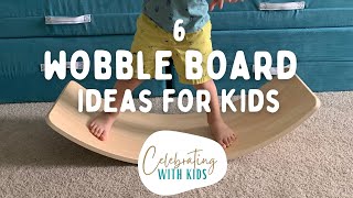 Wobble Board Balance Board ideas for kids and toddlers [upl. by Fabrienne935]