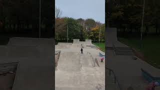 Andover skateparkfinding his line for the day [upl. by Fotzsyzrk]