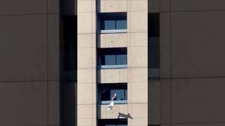 Barricaded suspect throwing furniture and firing shots at Four Seasons Hotel in Midtown Atlanta 😳 [upl. by Vinia]