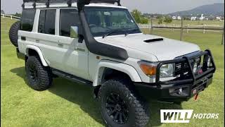 Will Motors  2022 Toyota Land Cruiser 76 Series 45 V8 LX Africa Spec [upl. by Elesig264]