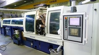 Tornos 8Spindle Multi Axis CNC Lathe with Tornos Fanuc PNC Deco Control [upl. by Eustashe]