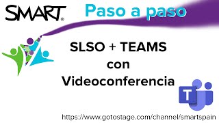 Funcionamiento SMART  Microsoft con videoconferencia Teams [upl. by Enail162]