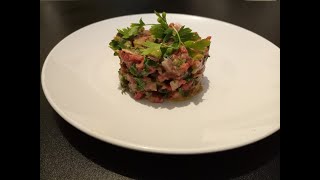 9 LE VRAI STEAK TARTARE DE BOEUF cuisine [upl. by Idroj393]