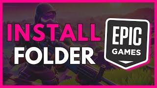 How to Move an Install Folder on Epic Games  Epic Games Tutorial [upl. by Cyprio242]