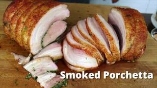 Smoked Porchetta  Pork Belly Porchetta on Yoder Smoker [upl. by Catharina]