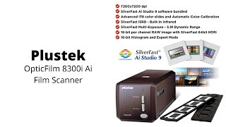 Plustek  OpticFilm 8300i Ai Film Scanner  Converts 35mm Film amp Slide into Digital [upl. by Koziarz]