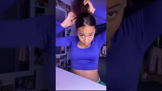 Tuto coiffure cheveux crépusfrisés 😍 music rap fypシ゚viral crepus tutocoiffure [upl. by Enirak]