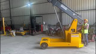 JOIST Mobile Battery Operated Floor Crane Demo  Part 2 [upl. by Jueta]