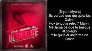 Desnudate  Lary Over Ft Bryant Myers Jahzel Letra [upl. by Yesrod]