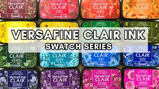 Versafine Clair Ink Swatch Colors [upl. by Echikson]