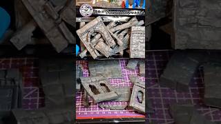 Free Buildings Made From Warhammer Sprues theoldworld terrain warhammer miniaturepainting [upl. by Hanan]