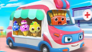 Ice Cream Emergency More  Yummy Foods Family Collection  Best Cartoon for Kids [upl. by Niela773]