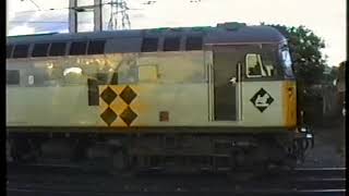 Trackside UK No11Mossend Yard August 1989 [upl. by Malik228]