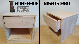 DIY How to Make a Nightstand [upl. by Minor649]