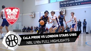 CoLA Pride vs London Stars U18s Full Game Highlights 202324 [upl. by Ahsien291]