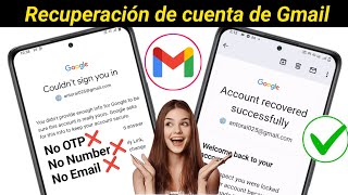 Cómo recuperar una cuenta de Gmail  cómo recuperar la cuenta de Google [upl. by Sacks]