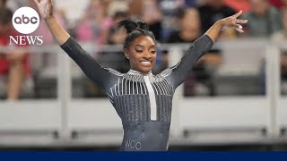 Simone Biles reaches new heights at US Gymnastic Championships [upl. by Cassey]