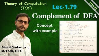 L179  Complement of DFA with example  Complement of DFA Observations [upl. by Airebma410]